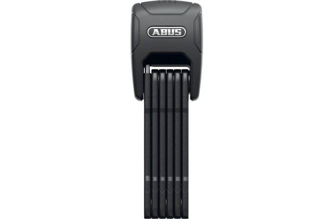 ABUS Abus Faltschloss Bordo Granit XPlus Alarm 6500KA/90 mit Halter SH 6500/90 schwarz