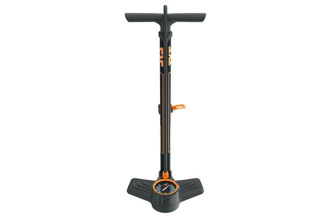 SKS SKS Standpumpe Airkompressor 10.0 Stahl Multi Valve schwarz/orange