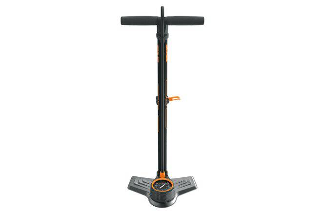 SKS SKS Standpumpe Air-X-Plorer 10.0 Stahl Multi Valve schwarz/orange