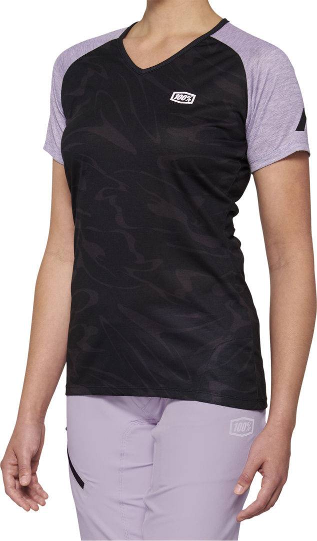 100percent 100percent-Damen Jersey Airmatic black-lavender