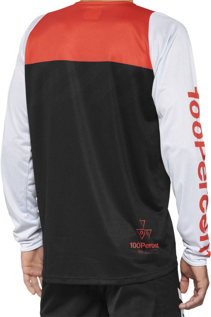 100percent 100percent-Jersey R-Core grau-racer red