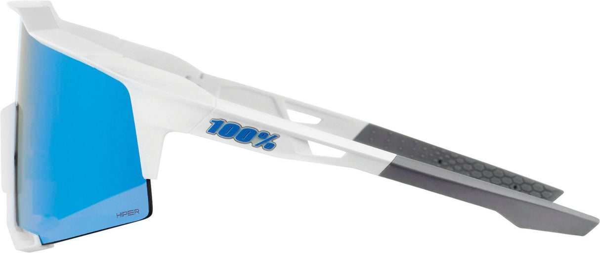 100percent 100percent-Brille Speedcraft Tall Matte White-HiPER Blue