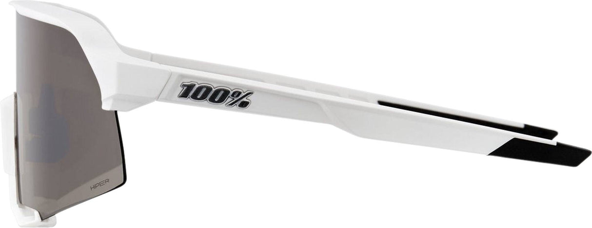 100percent 100percent-Brille S3 Matte White-HiPER Silver Mirror