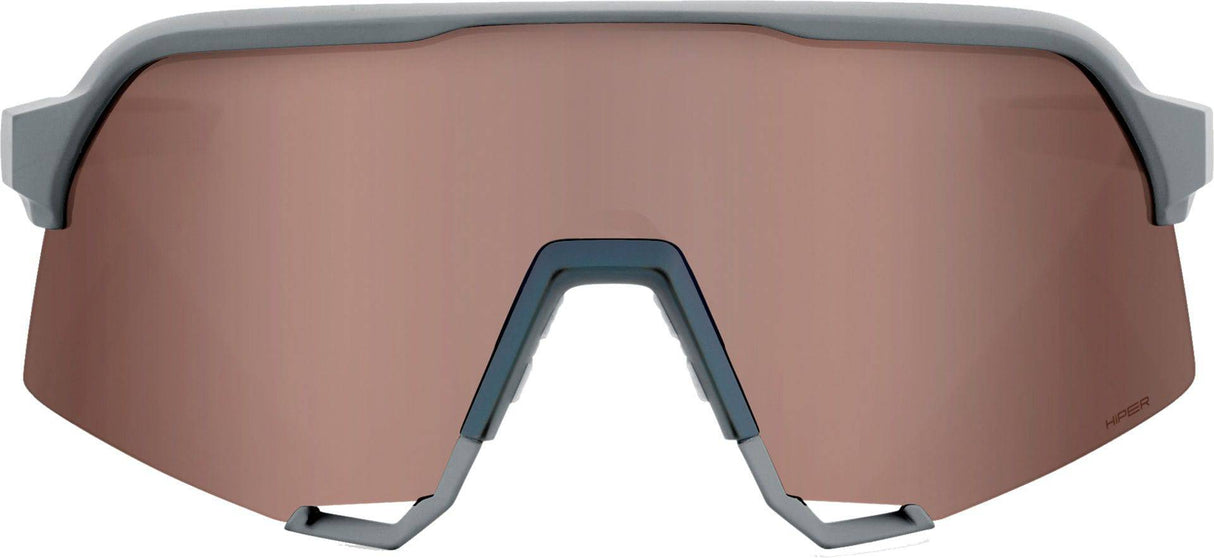 100percent 100percent-Brille S3 Soft Tact Stone Grey-HiPER Crimson