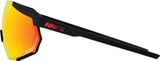 100percent 100percent-Brille Racetrap 3.0 Soft Tact Black-HiPER Red