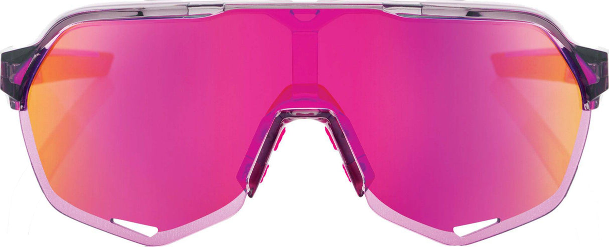 100percent 100percent-Brille S2 Polished Translucent Grey -Purple Multilayer Mirro