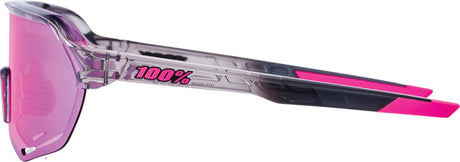 100percent100percent-Brille S2 Polished Translucent Grey -Purple Multilayer Mirro