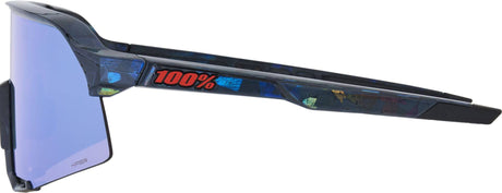 100percent 100percent-Brille S3 -Black Holographic -Hiper Blue Multilayer Mirror Lens