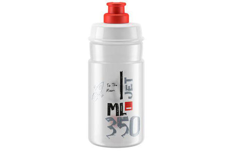 Elite Elite Bidon Jet für Kinder 350 ml transparent-rot Ø 66mm