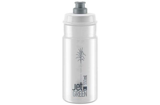 Elite Elite Bidon Jet Green 550 ml transparent