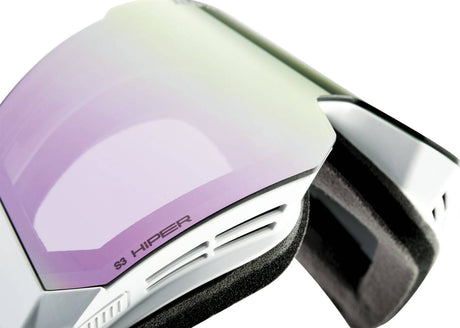 100percent100percent-Snowcraft Hiper Goggle White/Lavender - Mirror Lavender Lens