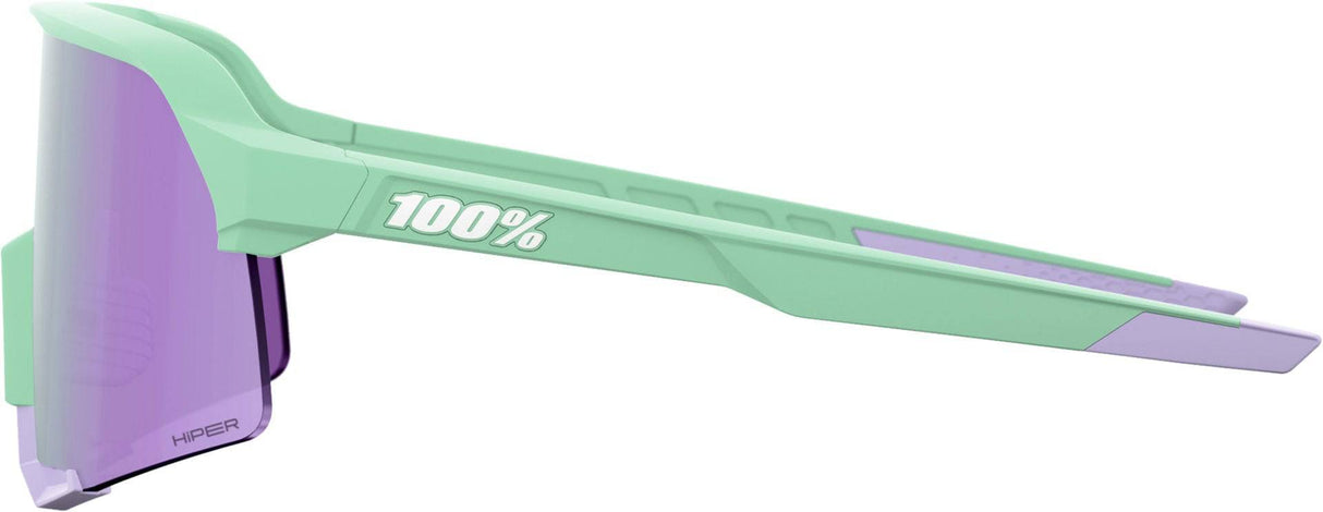 100percent 100percent-S3 Brille Soft Tact Mint - HiPER Lavender Mirror Lens