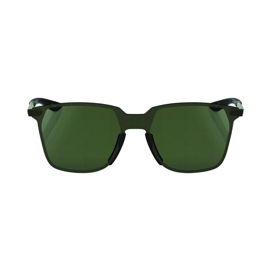 100percent 100percent-Legere Square Brille Soft Tact Army Green -Grey Green L