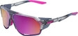 100percent 100percent-Brille Norvik Polished Translucent Grey -Purple Multilayer