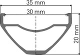 DT Swiss DT Swiss-M 1900 SPLINE Laufrad 29" CL 30 148/12