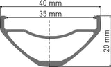 DT Swiss DT Swiss-H 1900 SPLINE Laufrad 29" IS 35 110/15