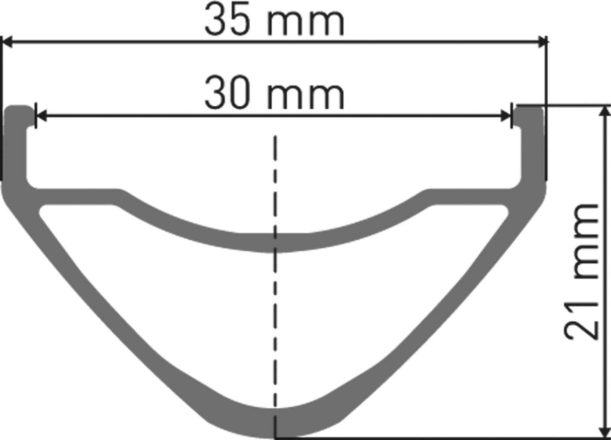 DT Swiss DT Swiss-HX 1700 SPLINE Laufrad 27.5" CL 30 148/12 MS