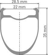 DT Swiss DT Swiss-CRC 1400 SPLINE Laufrad 700c CL 35 142/12mm HG XDR