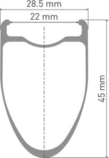 DT Swiss DT Swiss-CRC 1400 SPLINE Laufrad 700c CL 45 142/12mm HG XDR