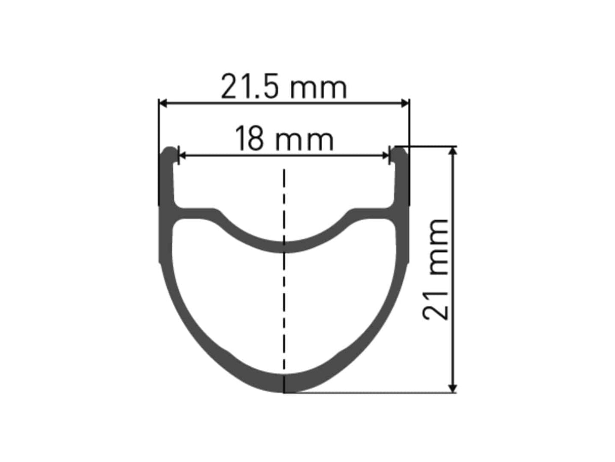 DT Swiss DT Swiss-RR 411 Felge symmetric RB 700c 18 24L