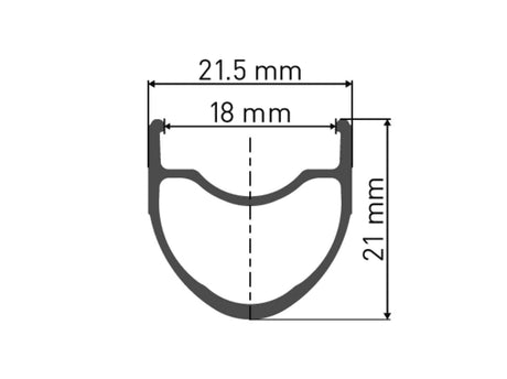 DT Swiss DT Swiss-RR 411 Felge symmetric RB 700c 18 20L