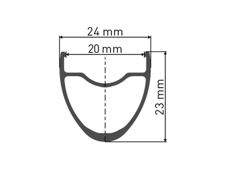 DT Swiss DT Swiss-R 470 Felge DB 700c 20 24L