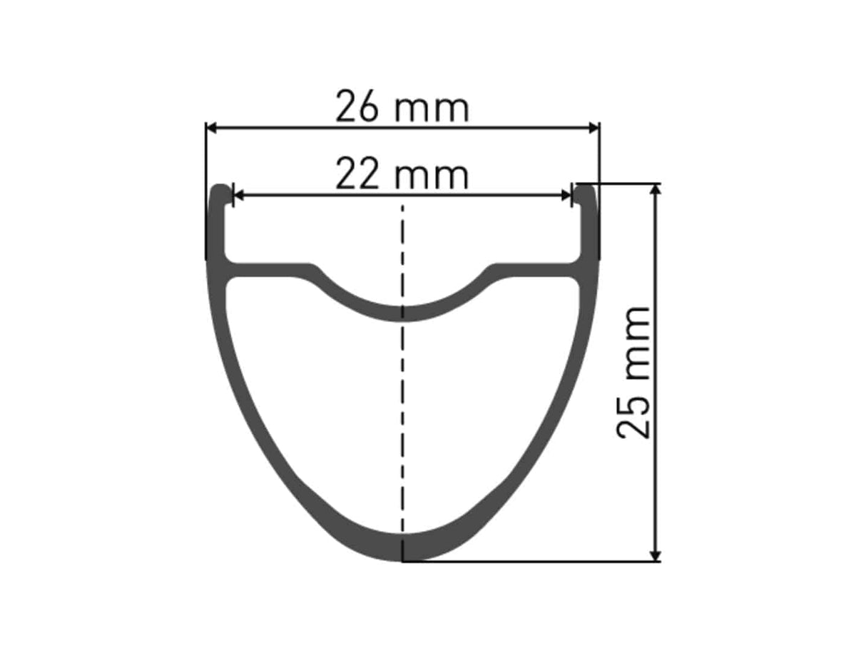 DT Swiss DT Swiss-RR 481 Felge DB 700c 22 32L