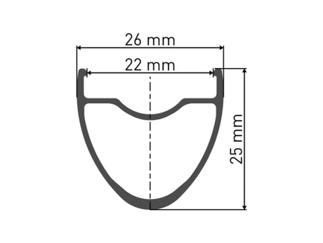 DT Swiss DT Swiss-RR 481 Felge DB 700c 22 32L