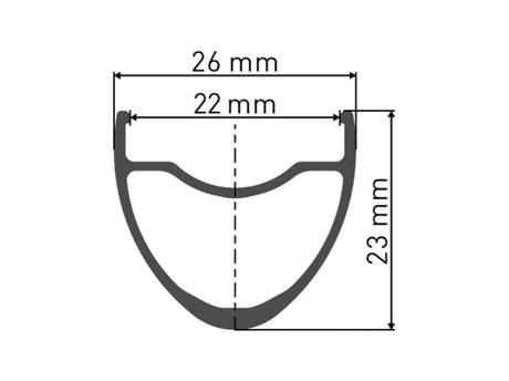 DT Swiss DT Swiss-R 500 Felge DB 700c 22 32L