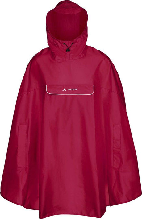 VAUDE VAUDE-Poncho Valdipino indian red