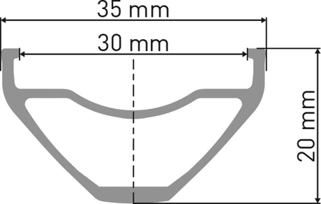 DT Swiss DT Swiss-F 572 Felge DB 27.5" 30 28L