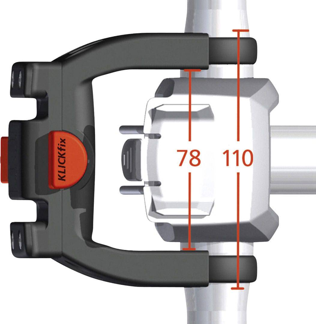 Klick-fix Klick-fix-Klick-fix Korbhalter E-Bike Universal