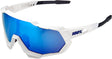 100percent 100percent-Brille Speedtrap Matte White-HiPER Blue ML