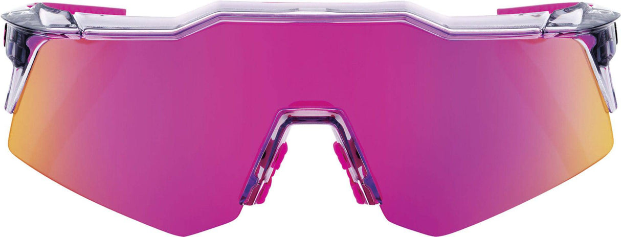 100percent 100percent-Brille Speedcraft XS -Polished Translucent Grey -Purple Mult