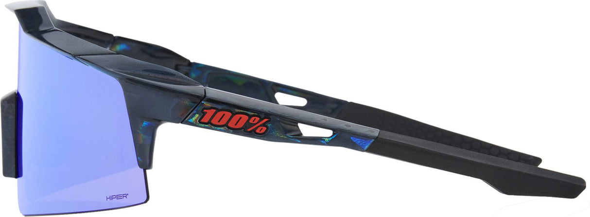 100percent 100percent-Brille Speedcraft SL -Black Holographic -Hiper Blue Multilayer Mi