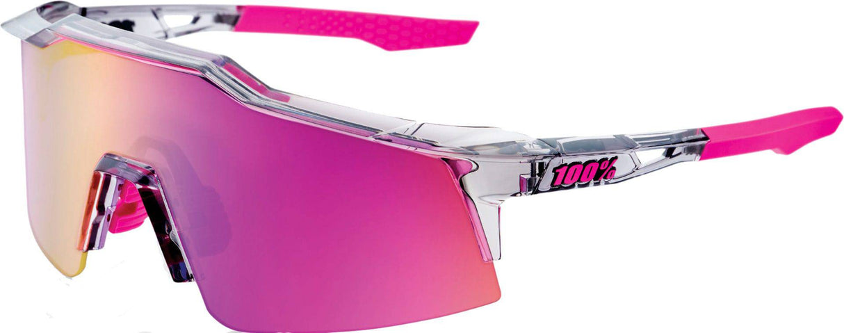 100percent 100percent-Brille Speedcraft SL Polished Translucent Grey -Purple Mult