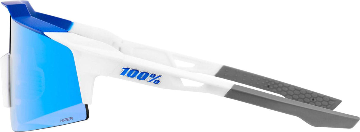 100percent 100percent-Brille Speedcraft SL Matte White-Meta Blue-Hi