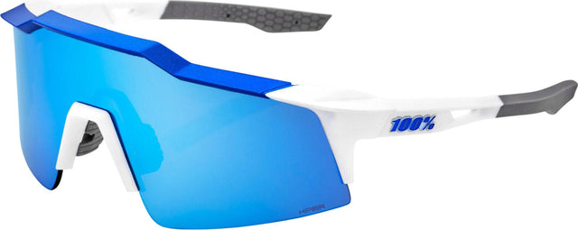 100percent 100percent-Brille Speedcraft SL Matte White-Meta Blue-Hi