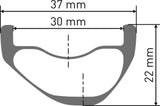 DT Swiss DT Swiss-XMC 1200 SPLINE Laufrad 27.5" IS 30 148/12mm MS XD DEG