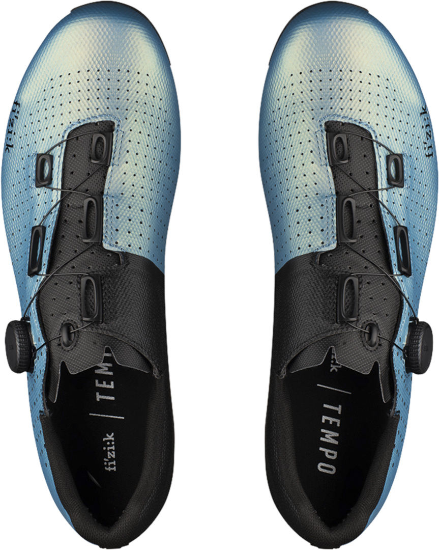 Fizik-Decos Carbon Shoes irid. leuchtend hellblau