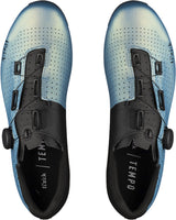 Fizik-Decos Carbon Shoes irid. leuchtend hellblau