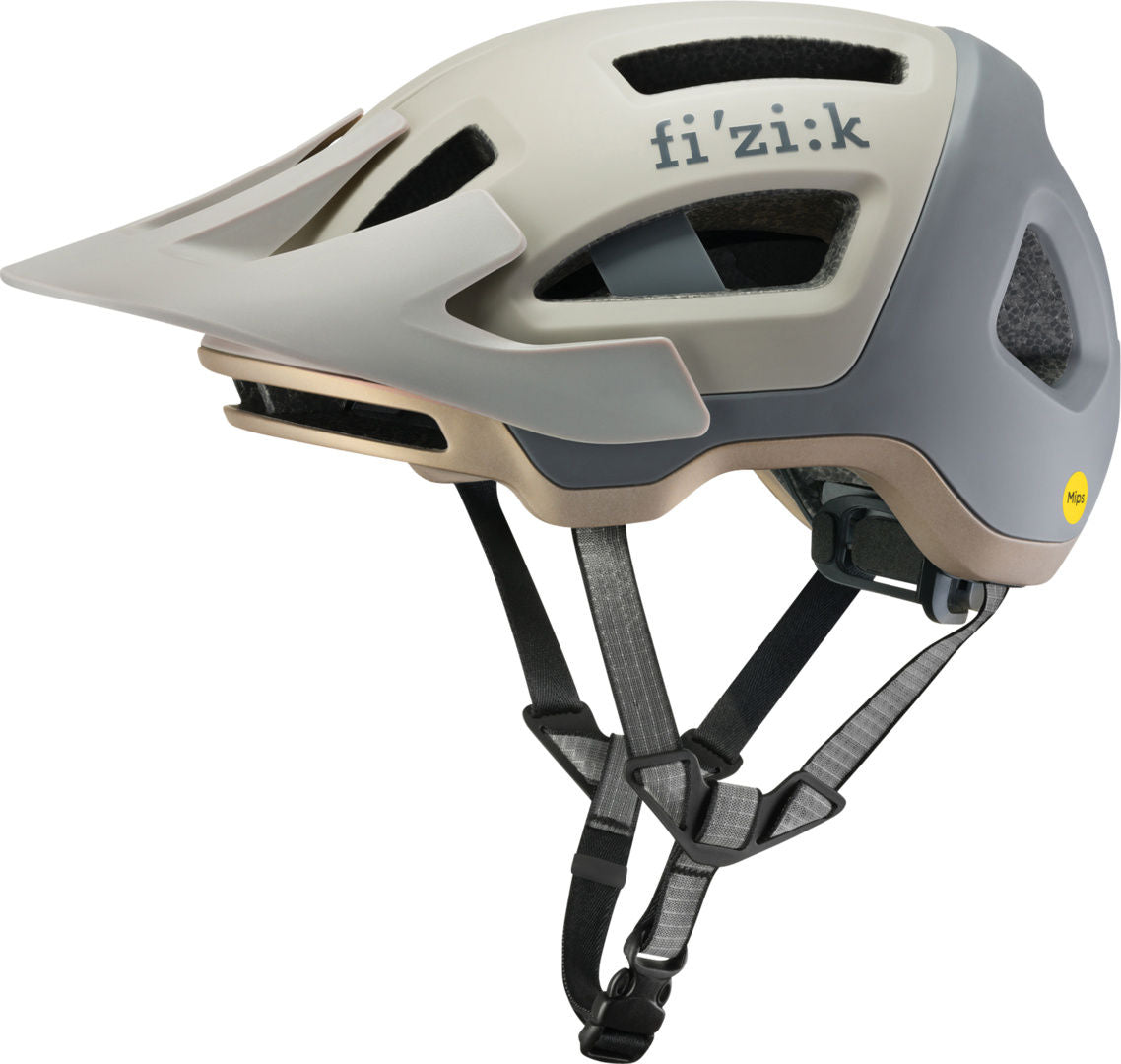 Fizik-Kassis Helmet + Light schlamm-sand