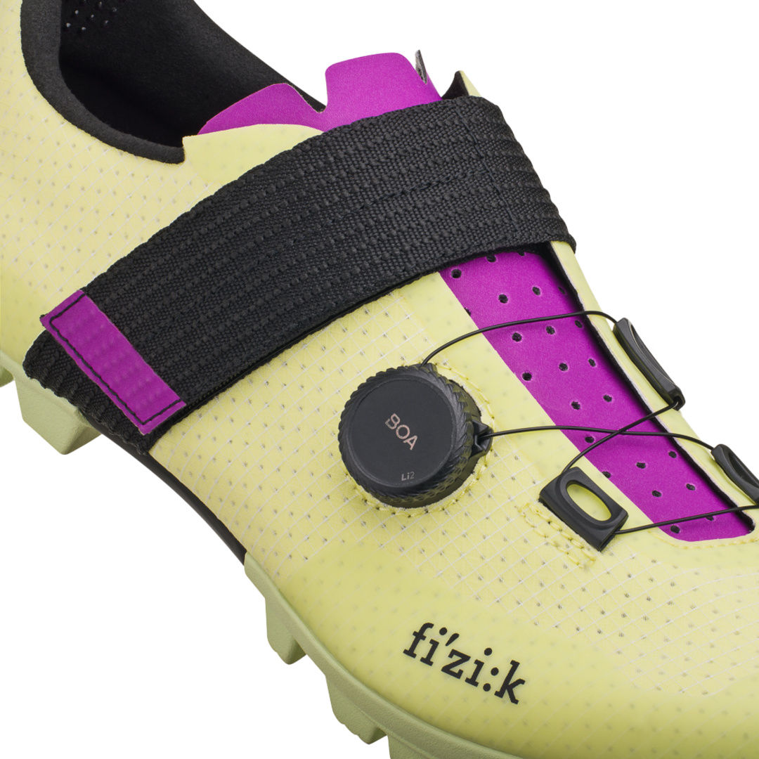 Fizik-Ferox Carbon Shoes limone/lila