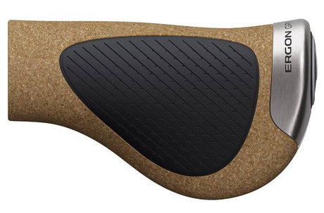 Ergon Ergon Lenkergriffe GP1 Evo BioKork Single Twist Shift brown