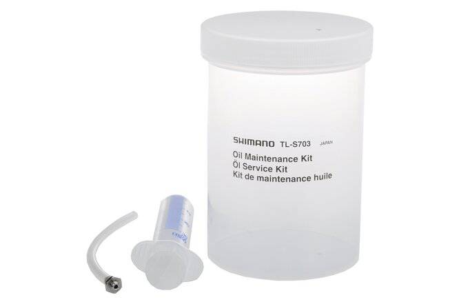 ShimanoTL-S703 Öl-Kit für SG-S700 mit Spritze, Schlauch, Lüftungstutzen und Auffangbehälter