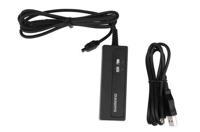 ShimanoShimano Ladegerät Di2 SM-BCR2 220V/EU m/Ladekabel USB Anschluss Box