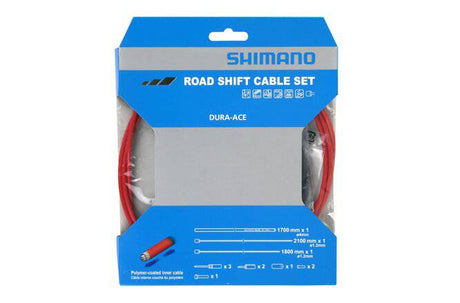 Shimano Shimano Schaltzugset Road Polymer rot Blister