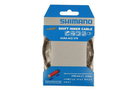 Shimano Shimano Schaltkabel 1.2x2100 mm Polymer-beschichtet Blister