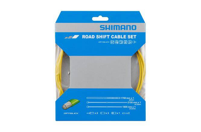 Shimano Shimano Schaltzugset Road Optislik gelb Blister