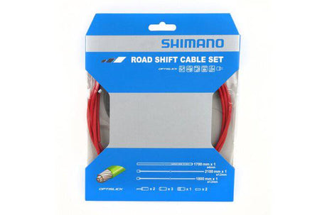 Shimano Shimano Schaltzugset Road Optislik rot Blister